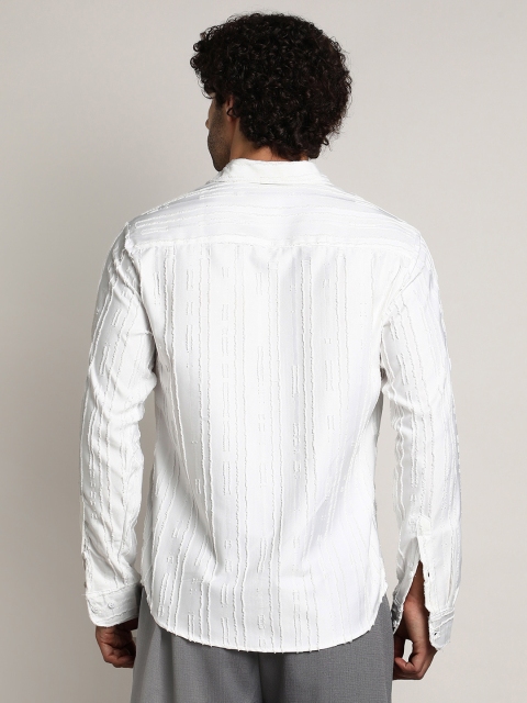 Campus Sutra Men Classic Spread Collar Shirt - Image 4