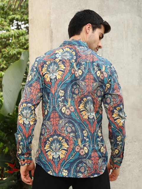 Campus Sutra Men Comfort Regular Fit Floral Printed Casual Shirt - Image 4