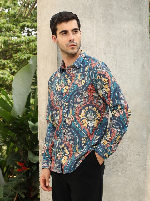 Campus Sutra Men Comfort Regular Fit Floral Printed Casual Shirt