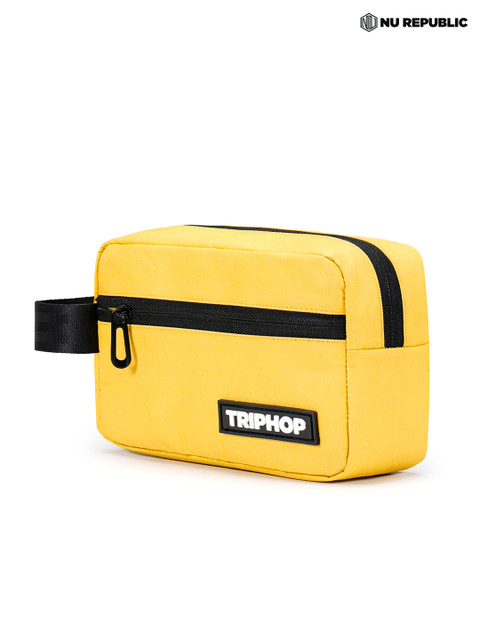 Nu Republic Unisex Textured Lightweight Triphop Travel Pouch