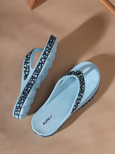 FLITE Women Printed Thong Flip-Flops
