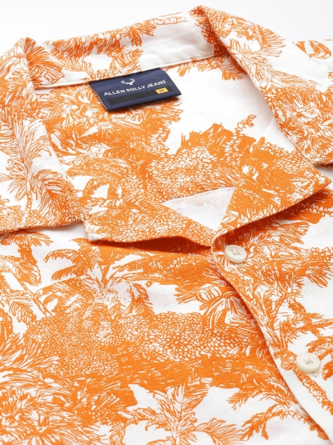 Allen Solly Relaxed Fit Tropical Printed Casual Shirt - Image 2