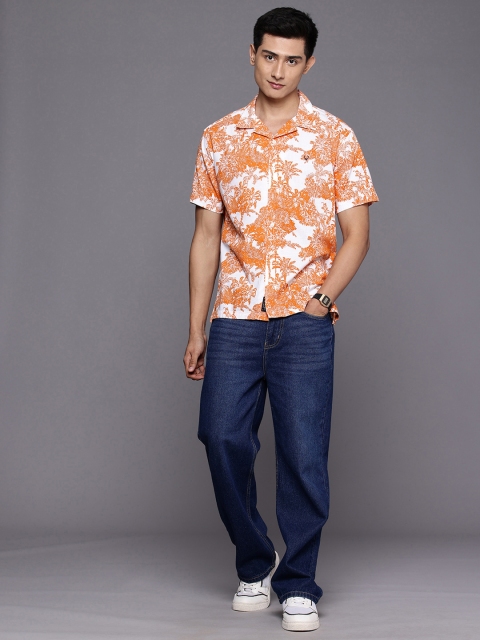 Allen Solly Relaxed Fit Tropical Printed Casual Shirt - Image 5