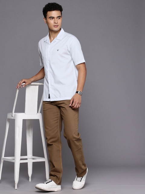 Allen Solly Relaxed Fit Graphic Printed Pure Cotton Casual Shirt - Image 5