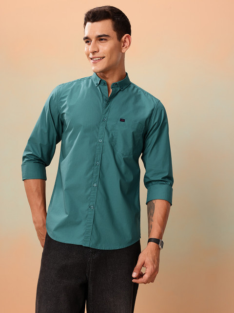 Mast & Harbour Solid Regular Fit Shirt