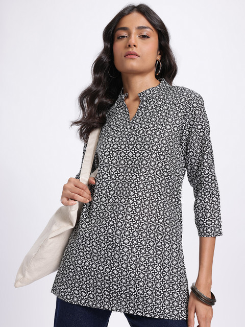 Anouk Rustic Printed Straight Kurti