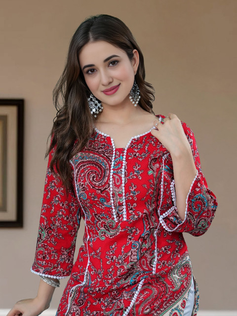 Royal Export Women Floral Printed Floral Kurta