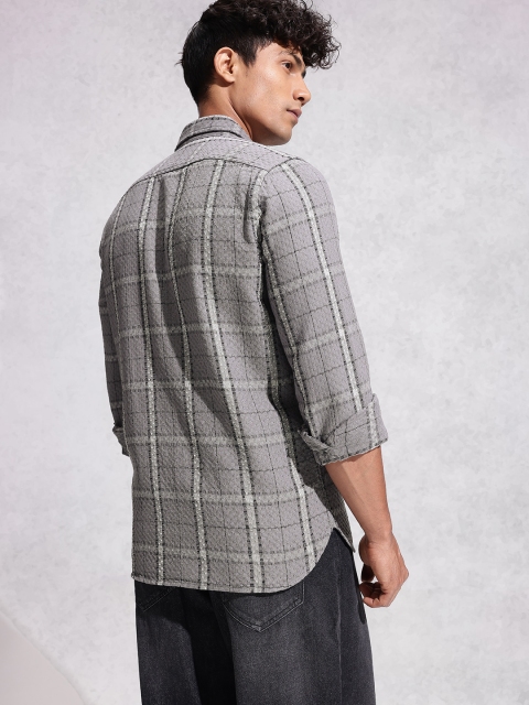 WROGN Checked Pure Cotton Casual Shirt - Image 5