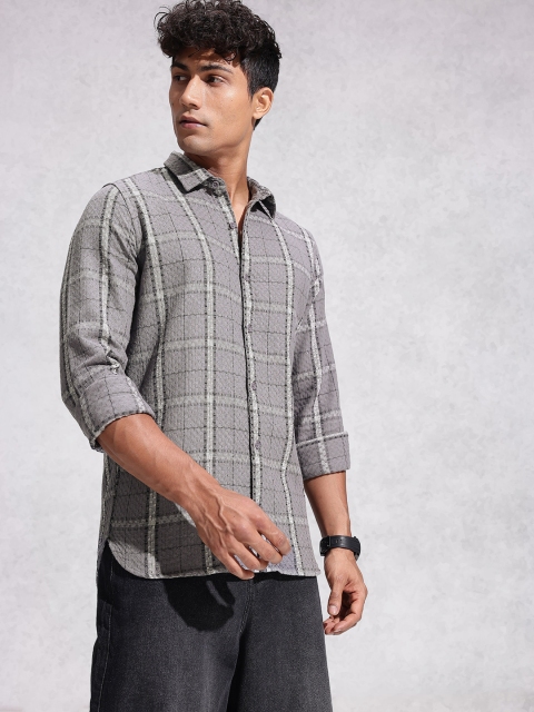 WROGN Checked Pure Cotton Casual Shirt - Image 4