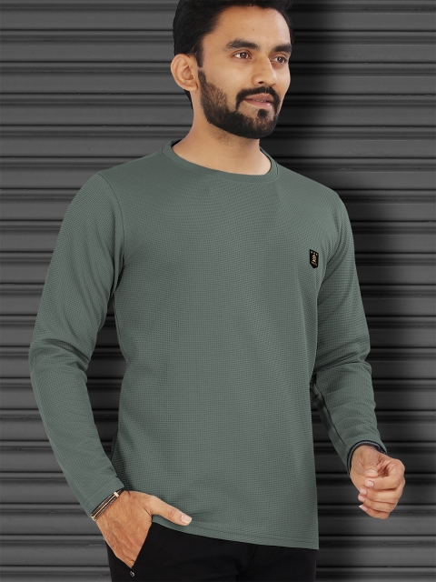 VeBNoR Men Self Design Round Neck T-shirt - Image 5