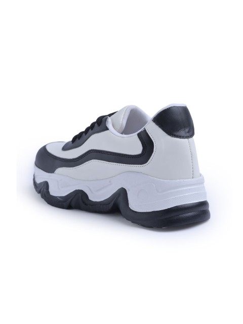 JM Looks Women Lace-Up Casual Sneakers Shoes Comfortable Cushion Footbed - Image 3