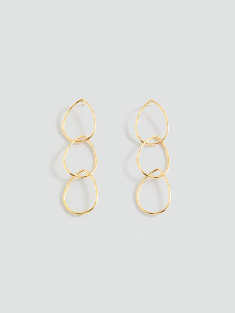 MANGO Contemporary Drop Earrings
