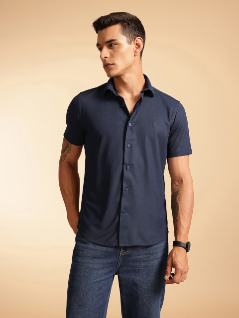 French Connection Slim Fit Knitted Casual Shirt - Image 3