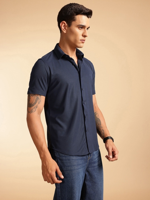French Connection Slim Fit Knitted Casual Shirt - Image 4