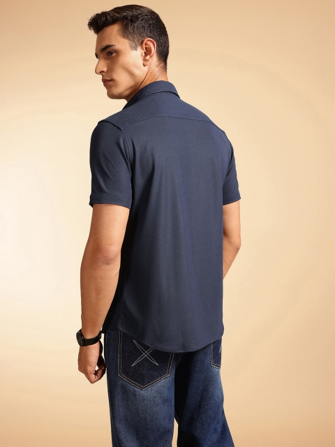 French Connection Slim Fit Knitted Casual Shirt - Image 5