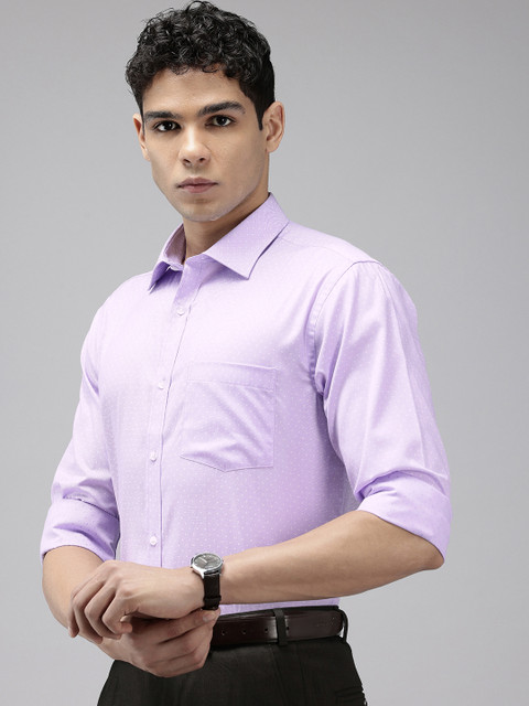 Park Avenue Textured Slim Fit Formal Shirt