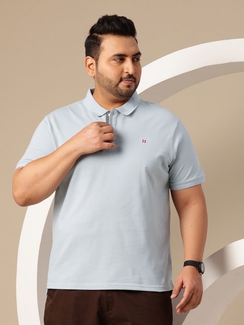 Sztori Men Plus Size Regular Fit Polo Collar T-shirt - Image 3