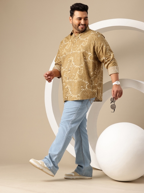 Sztori Men Plus Size Premium Printed Pure Cotton Casual Shirt - Image 6