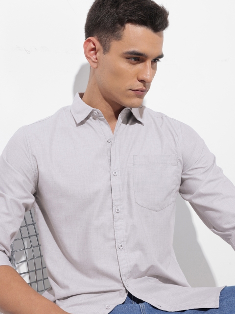 The Roadster Lifestyle Co. Solid Regular Fit Shirt