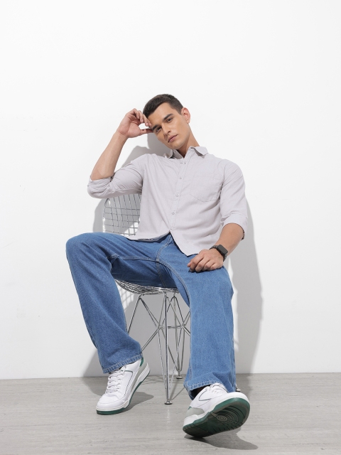 The Roadster Lifestyle Co. Solid Regular Fit Shirt - Image 6