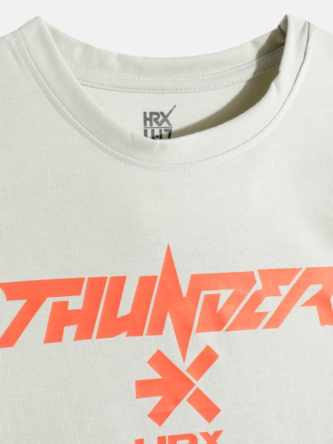 HRX by Hrithik Roshan Boys Typography Printed Rapid-Dry T-shirt - Image 3