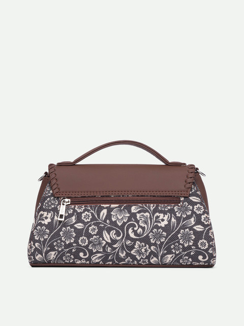 Alt by Zouk Saisha Floral Printed Structured Sling Bag - Image 4