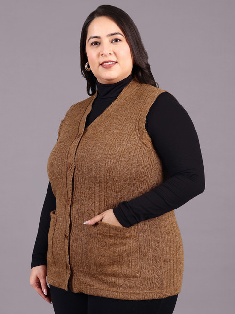 Hifzaa Women Woollen Cardigan - Image 3