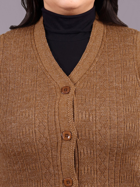 Hifzaa Women Woollen Cardigan - Image 2