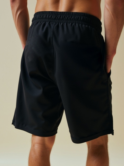 Mad Over Print Men Cotton Typography Printed Loose Fit Shorts - Image 3