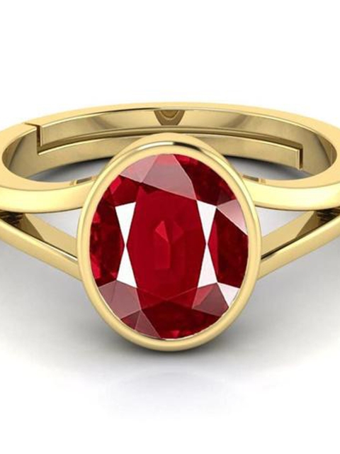 5.25 KT Ruby Gemstone Panchdhatu Ring - Image 2