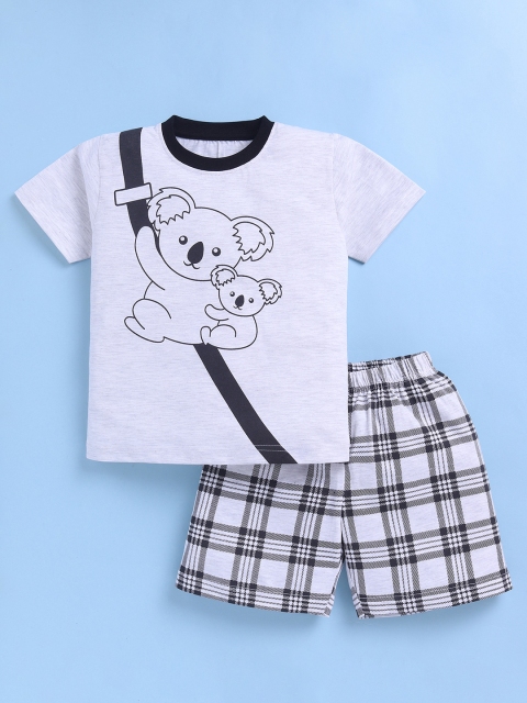 Toonyport Boys Pack Of 3 Printed Short Sleeves Pure Cotton T-shirt With Shorts - Image 5