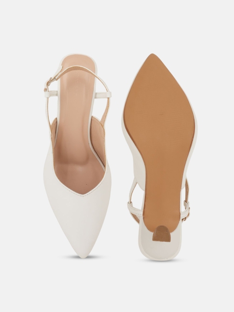 Chemistry Women Pointed Toe Slim Heeled Pumps - Image 5
