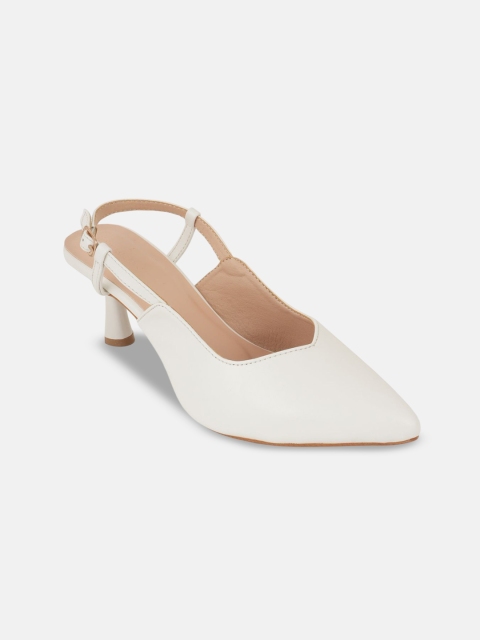 Chemistry Women Pointed Toe Slim Heeled Pumps - Image 2