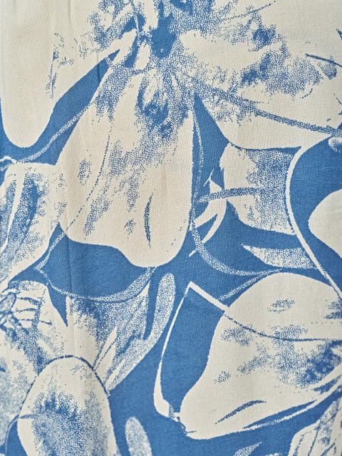 LOVELY MOM'S Floral Print Maternity Shirt Midi Dress - Image 7