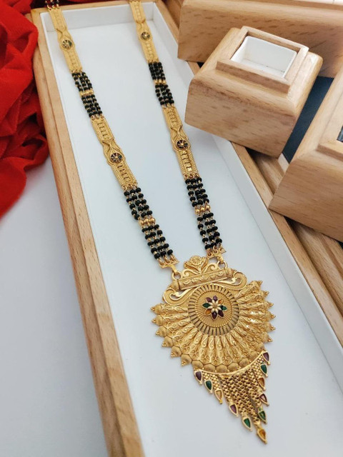 niva fashion Gold-Plated Mangalsutra