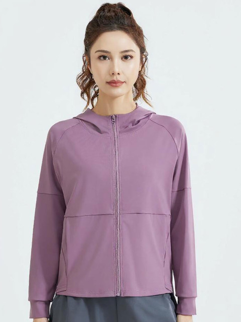 HRX by Hrithik Roshan Women Hooded Solid Sporty Jacket