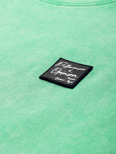 Difference Of Opinion Women's Acid Washed Oversized Printed Tshirt - Image 2