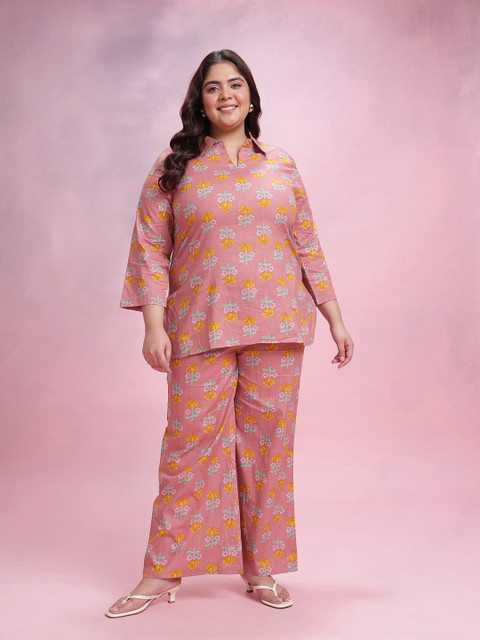 Dressberry Curve Plus Size Printed Co-Ords - Image 4