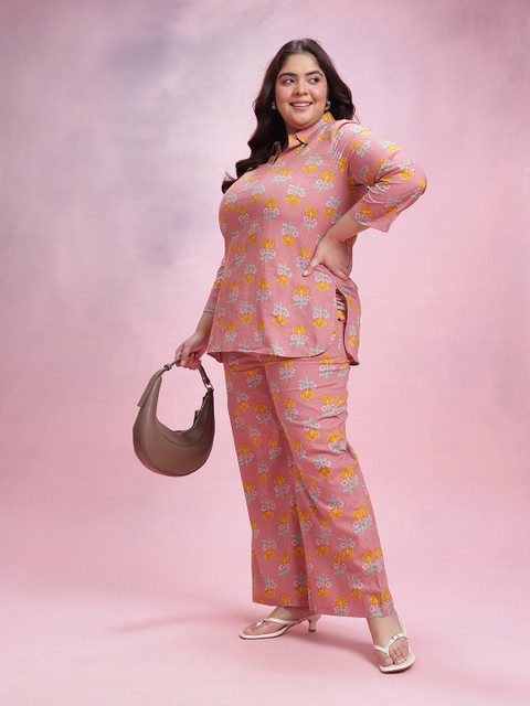 Dressberry Curve Plus Size Printed Co-Ords - Image 7