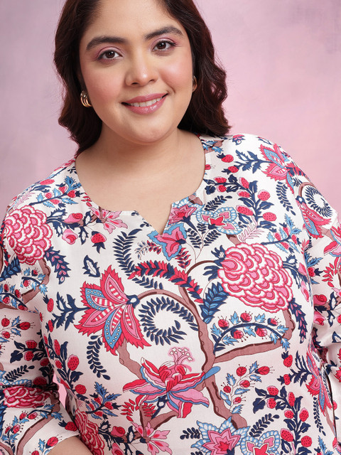 Dressberry Curve Plus Size Printed Co-Ords - Image 2