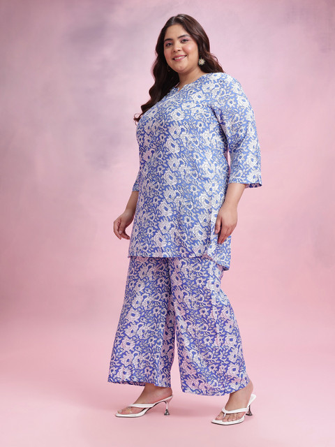 Dressberry Curve Plus Size Printed Co-Ords - Image 5