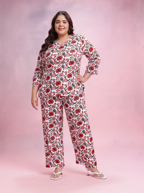 Dressberry Curve Plus Size Printed Co-Ords - Image 4