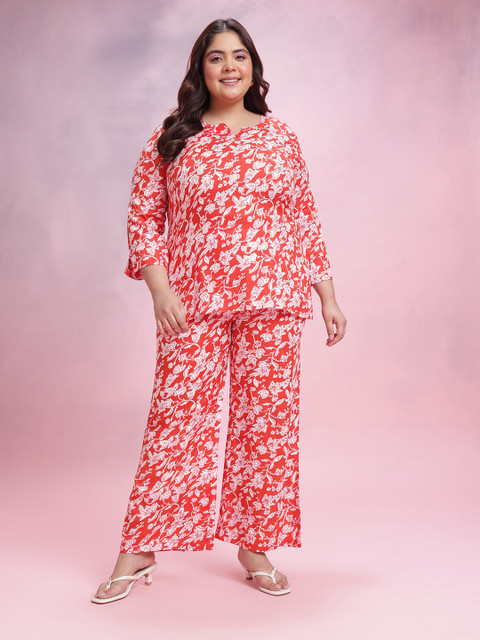 Dressberry Curve Plus Size Printed Co-Ords - Image 4
