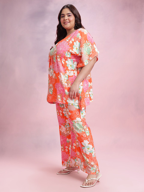 Dressberry Curve Plus Size Printed Co-Ords - Image 5