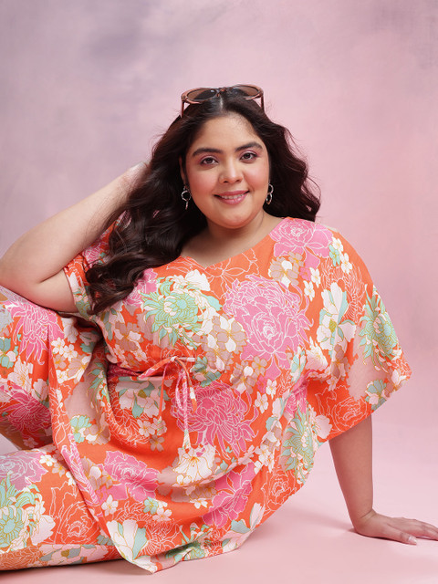 Dressberry Curve Plus Size Printed Co-Ords