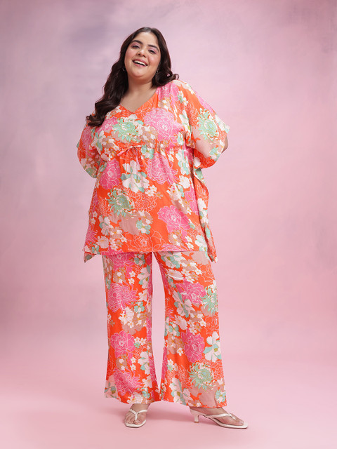 Dressberry Curve Plus Size Printed Co-Ords - Image 4