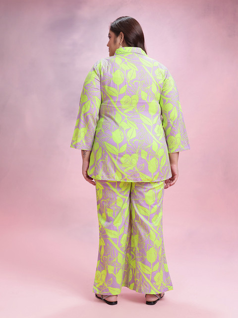 Dressberry Curve Plus Size Printed Co-Ords - Image 6