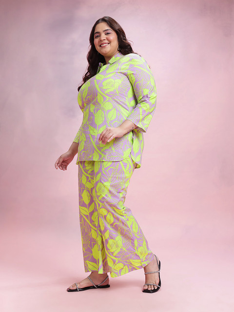 Dressberry Curve Plus Size Printed Co-Ords - Image 5