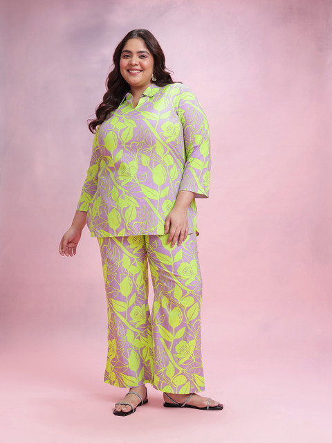 Dressberry Curve Plus Size Printed Co-Ords - Image 4