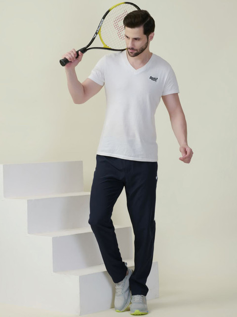 HRX by Hrithik Roshan Men Striped Track Pant - Image 5